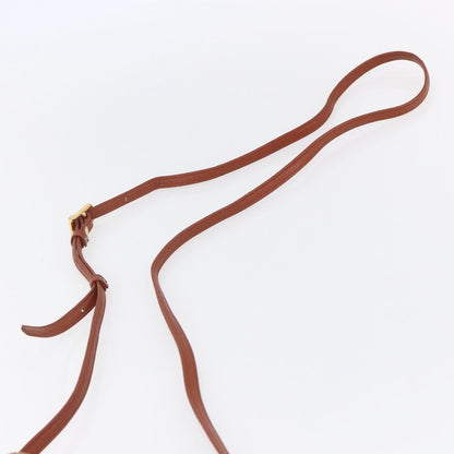 MCM Visetos Shoulder bag Canvas and Leather, BROWN, CANVAS, Shoulder bag