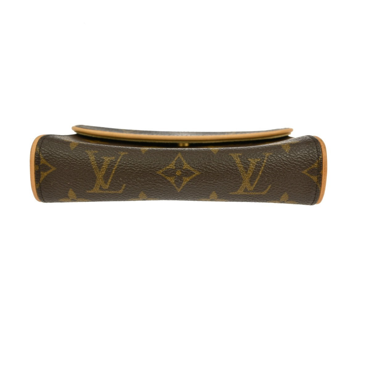 Louis Vuitton Florentine Pochette Monogram Canvas, BROWN, CANVAS, Clutche & pouche