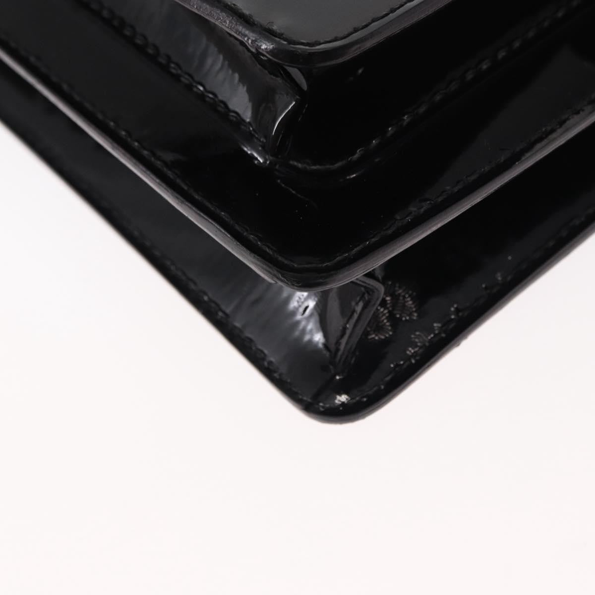 Louis Vuitton Monceau Handbag Vernis, BLACK, PATENT_LEATHER, Handbag
