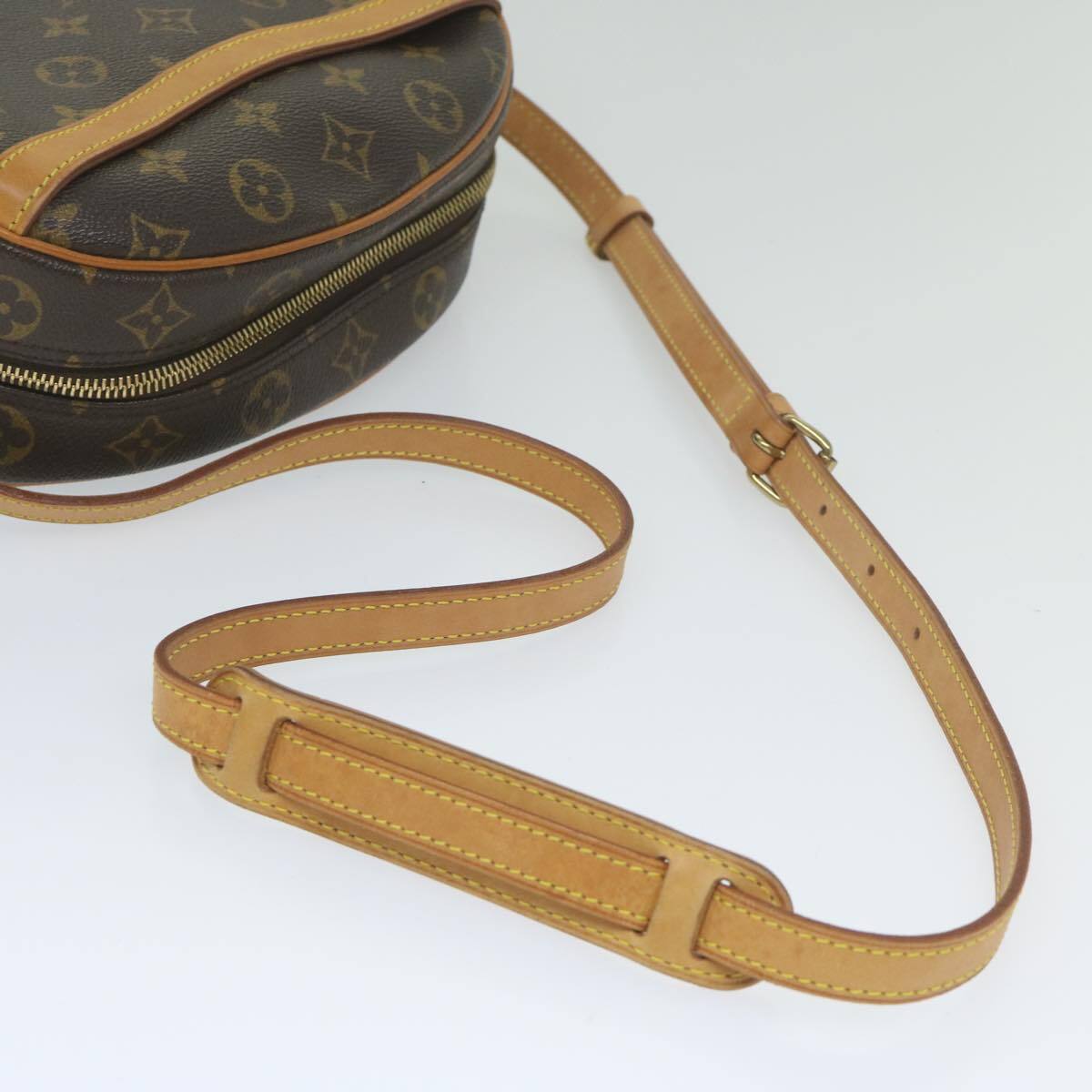 Louis Vuitton Blois Handbag Monogram Canvas, BROWN, CANVAS, Handbag