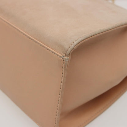 Celine Handbag Suede, BEIGE, SUEDE, Handbag