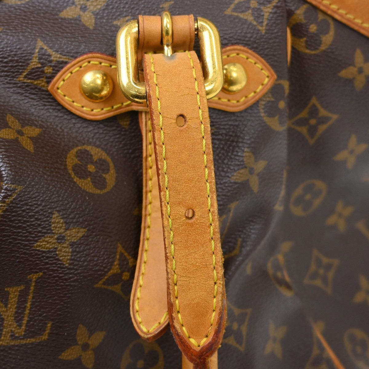Louis Vuitton Tivoli Handbag Monogram Canvas, Brown, Canvas, Handbag