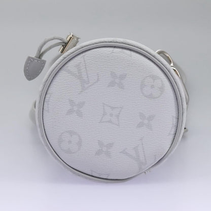 Louis Vuitton Chalk Nano Bag Limited Edition Logo Story Monogram Canvas, Gray, Canvas, Clutch