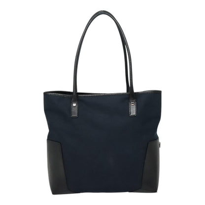 Salvatore Ferragamo Gancini Tote Gancini Canvas, NAVY, CANVAS, Tote bag