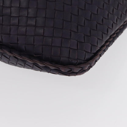 Bottega Veneta Veneta Hobo Pleated Intrecciato Nappa, PURPLE, LEATHER, Shoulder bag