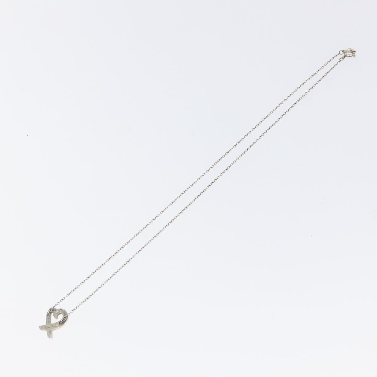 Tiffany & Co. Paloma Picasso Loving Heart Pendant Necklace Silver 925, SILVER, SILVER, Necklace