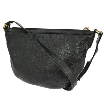Gucci Soho Messenger Bag Leather, BLACK, LEATHER, Shoulder bag