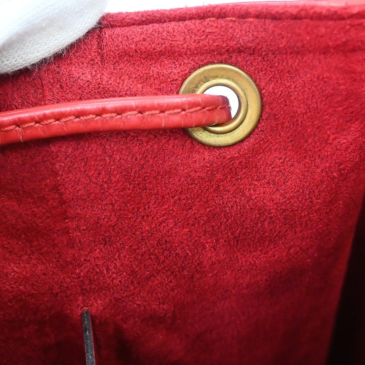 Louis Vuitton Noe Handbag Epi Leather, Red, Leather, Shoulder Bag
