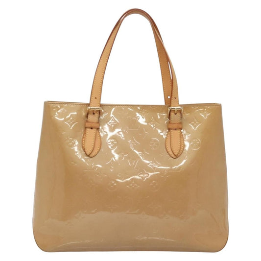 Louis Vuitton Brentwood Handbag Monogram Vernis, BROWN, PATENT_LEATHER, Shoulder bag