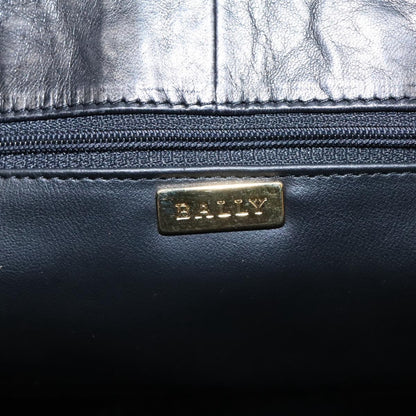 Bally Vintage Tote Bag Quilted Leather, Black, Leather, Shoulder Bag