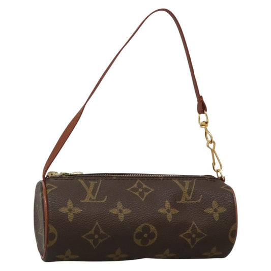 Louis Vuitton Papillon Pochette Monogram Canvas, BROWN, CANVAS, Handbag