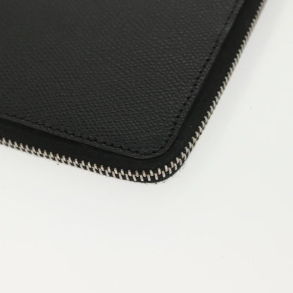 Celine Travel Organizer Leather, BLACK, LEATHER, Clutche & pouche