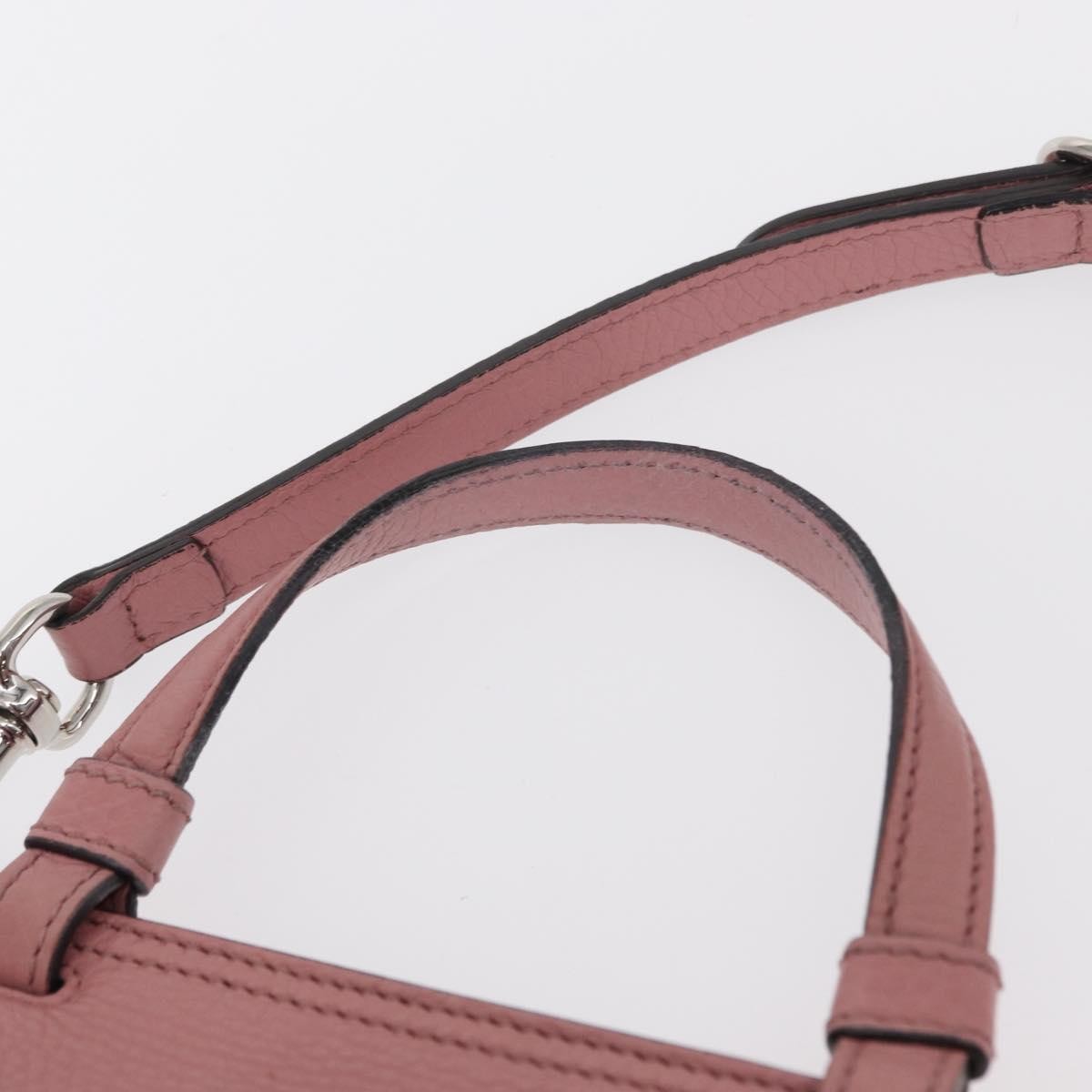 Gucci Bamboo Daily Top Handle Bag Leather, PINK, LEATHER, Handbag