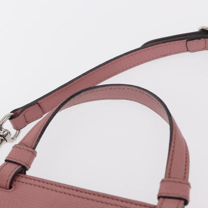 Gucci Bamboo Daily Top Handle Bag Leather, PINK, LEATHER, Handbag