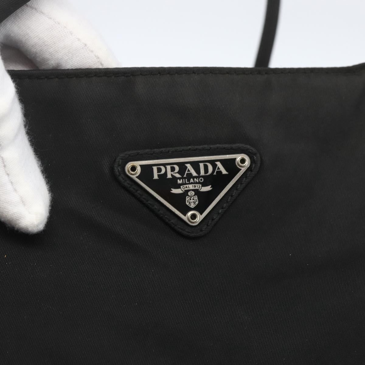 Prada Vintage Tote Tessuto, BLACK, NYLON, Tote bag
