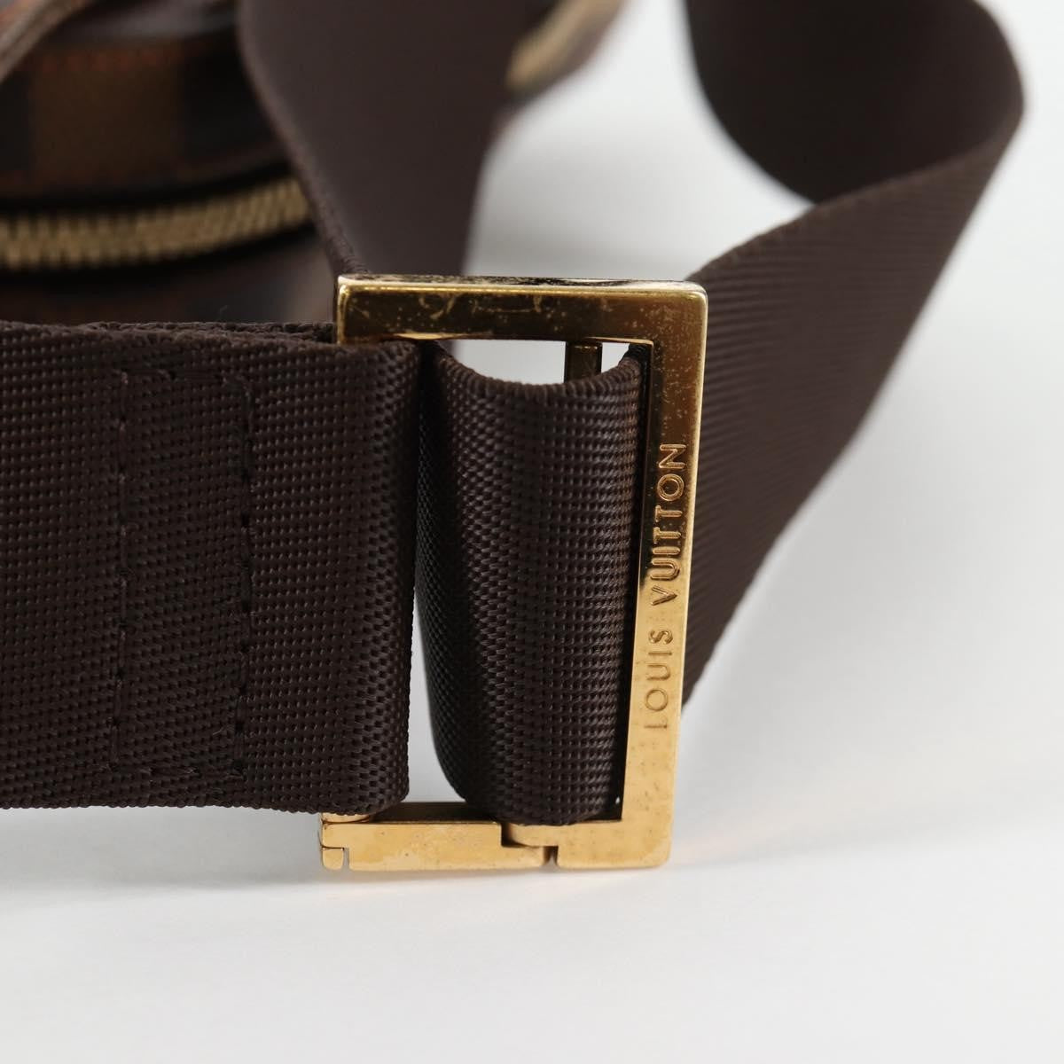 Louis Vuitton Geronimos Waist Bag Damier, BROWN, CANVAS, Travel bag