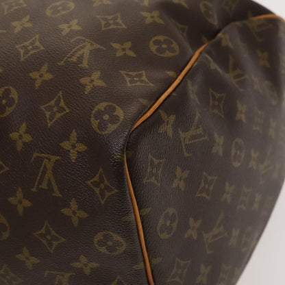Louis Vuitton Keepall Bag Monogram Canvas, BROWN, CANVAS, Travel bag