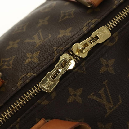 Louis Vuitton Keepall Bag Monogram Canvas, BROWN, CANVAS, Travel bag
