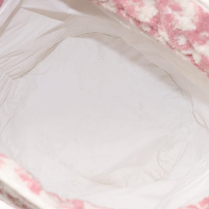 Christian Dior Vintage Trotter Pouch Pile, PINK, COTTON, Clutche & pouche