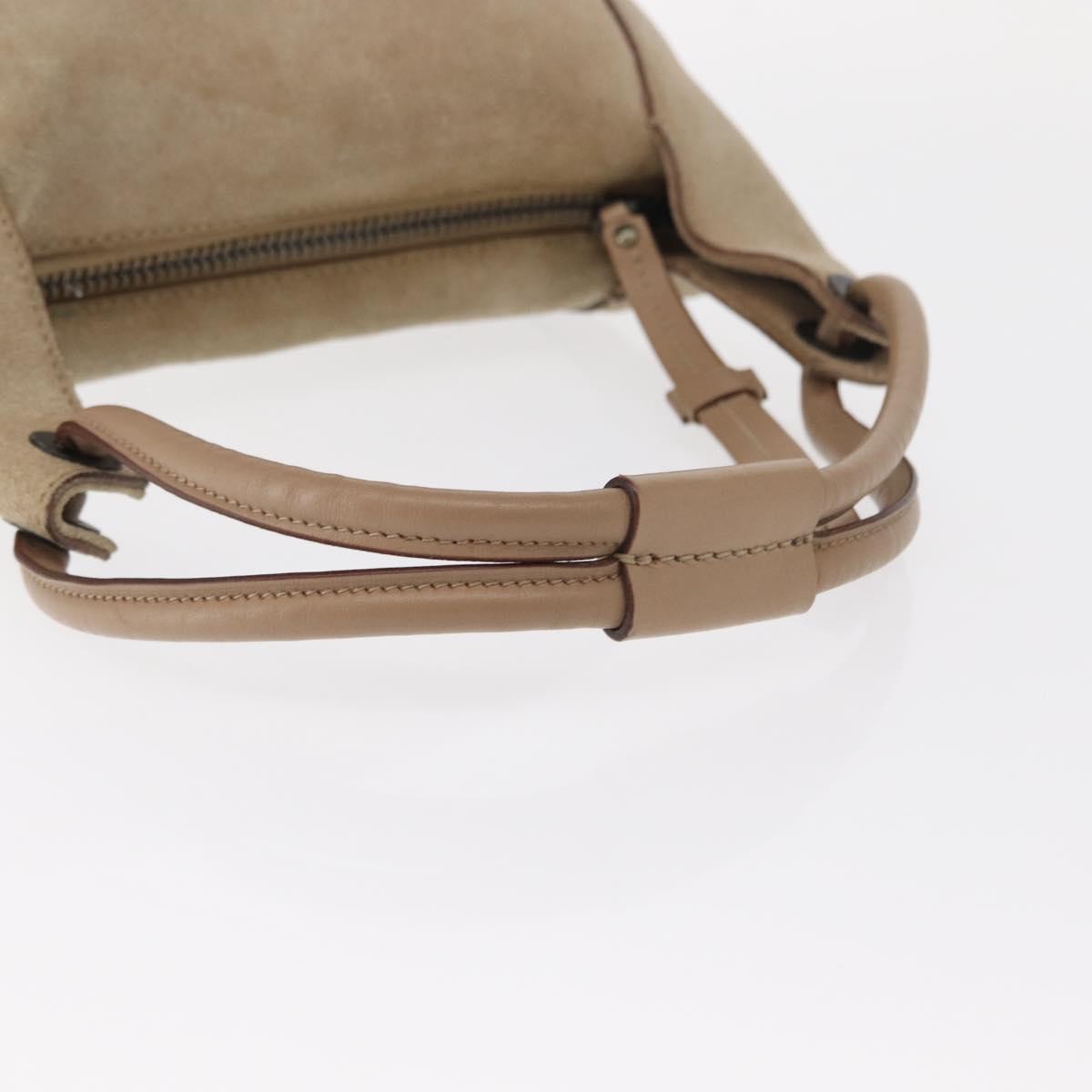 Gucci Vintage Handbag Suede, BEIGE, SUEDE, Handbag