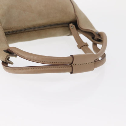 Gucci Vintage Handbag Suede, BEIGE, SUEDE, Handbag