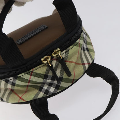Burberry Nova Check Handbag Nylon, BROWN, NYLON, Handbag