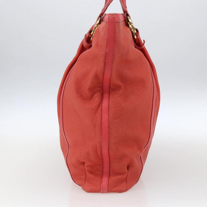 Bvlgari Chandra Top Handle Bag Leather, PINK, LEATHER, Tote bag