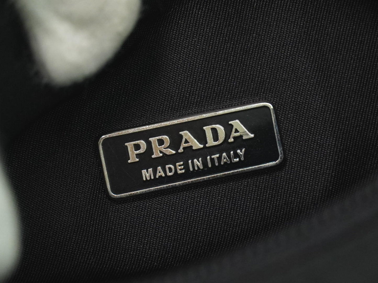 Prada Hobo Tessuto, BLACK, NYLON, Handbag