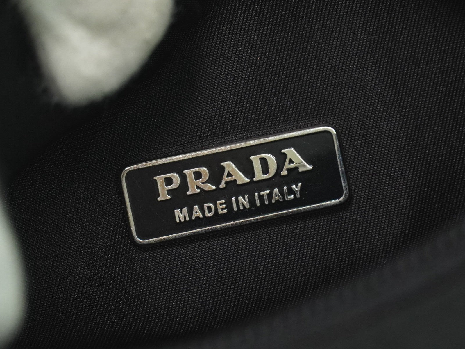Prada Hobo Tessuto, BLACK, NYLON, Handbag