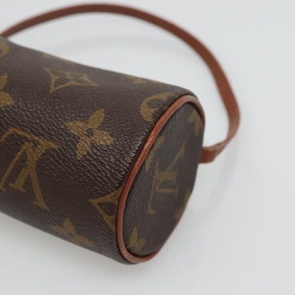 Louis Vuitton Papillon Pochette Monogram Canvas, BROWN, CANVAS, Handbag