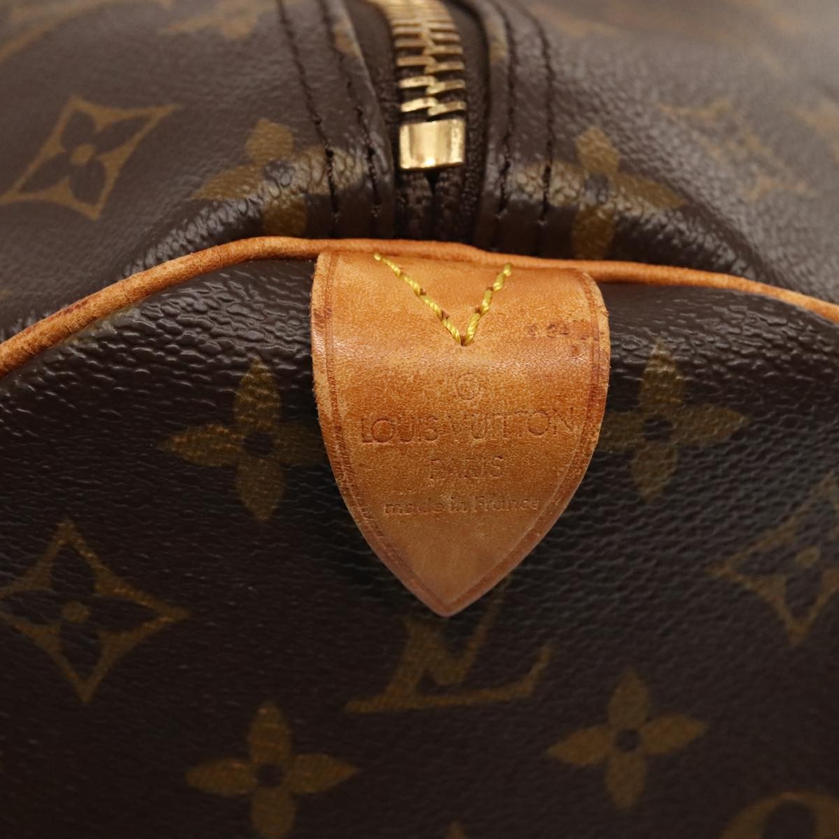 Louis Vuitton Keepall Bag Monogram Canvas, BROWN, CANVAS, Travel bag