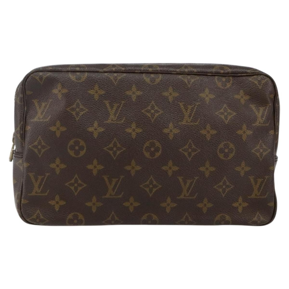 Louis Vuitton Trousse Toilette Monogram Canvas, BROWN, CANVAS, Clutche & pouche