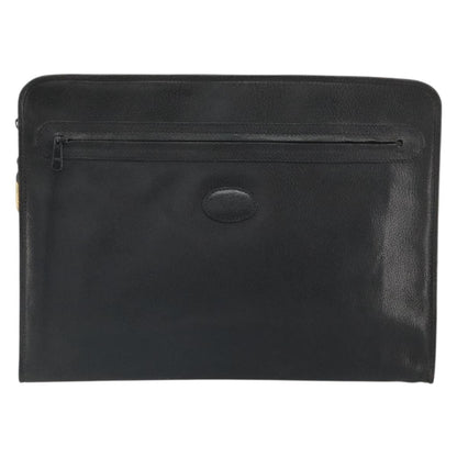 Gucci Vintage clutch Bag Leather, BLACK, LEATHER, Clutche & pouche