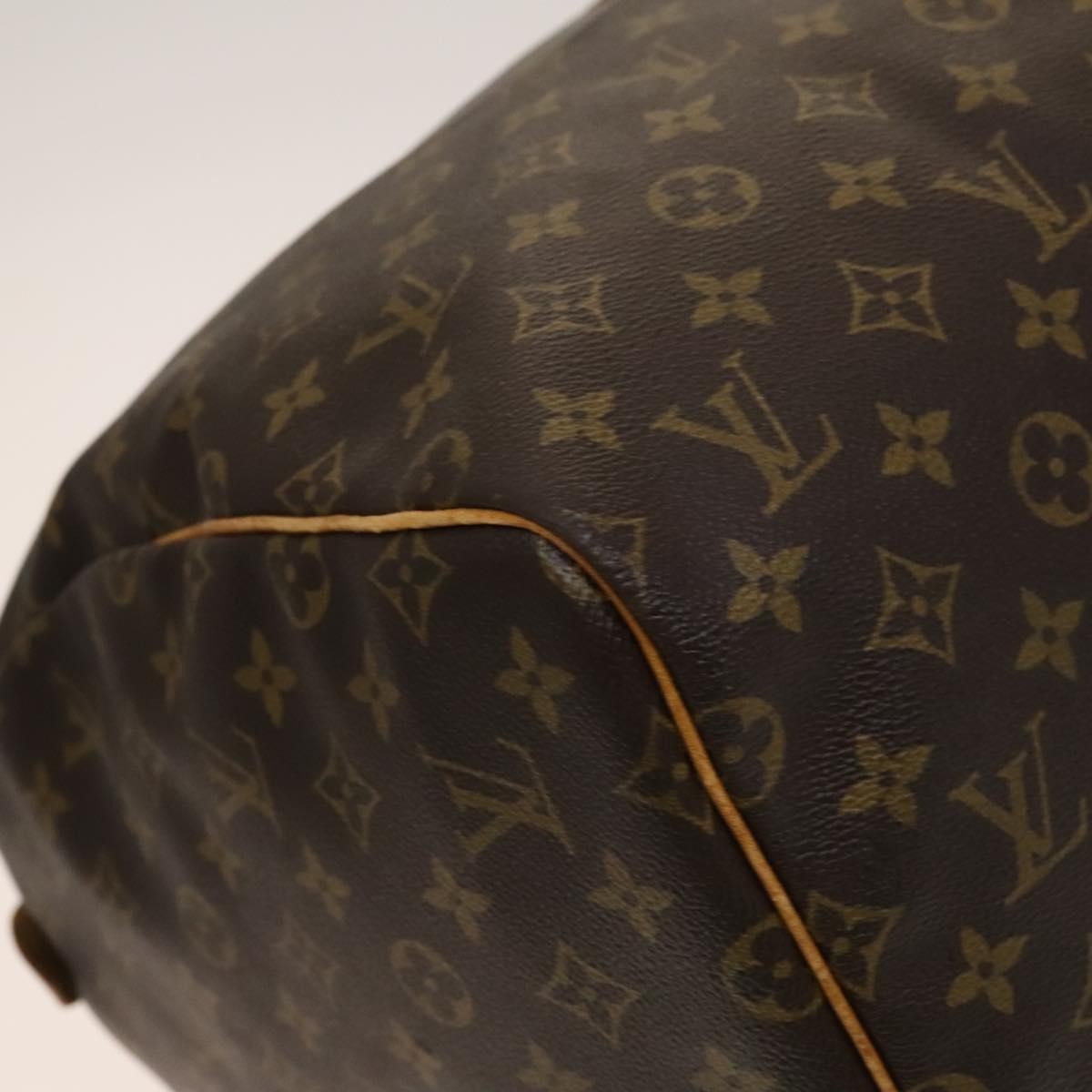 Louis Vuitton Keepall Bag Monogram Canvas, BROWN, CANVAS, Travel bag