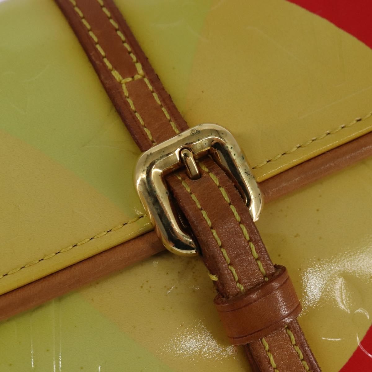 Louis Vuitton Fleurs Pochette Printed Monogram Vernis, MULTICOLOUR, PATENT_LEATHER, Clutche & pouche