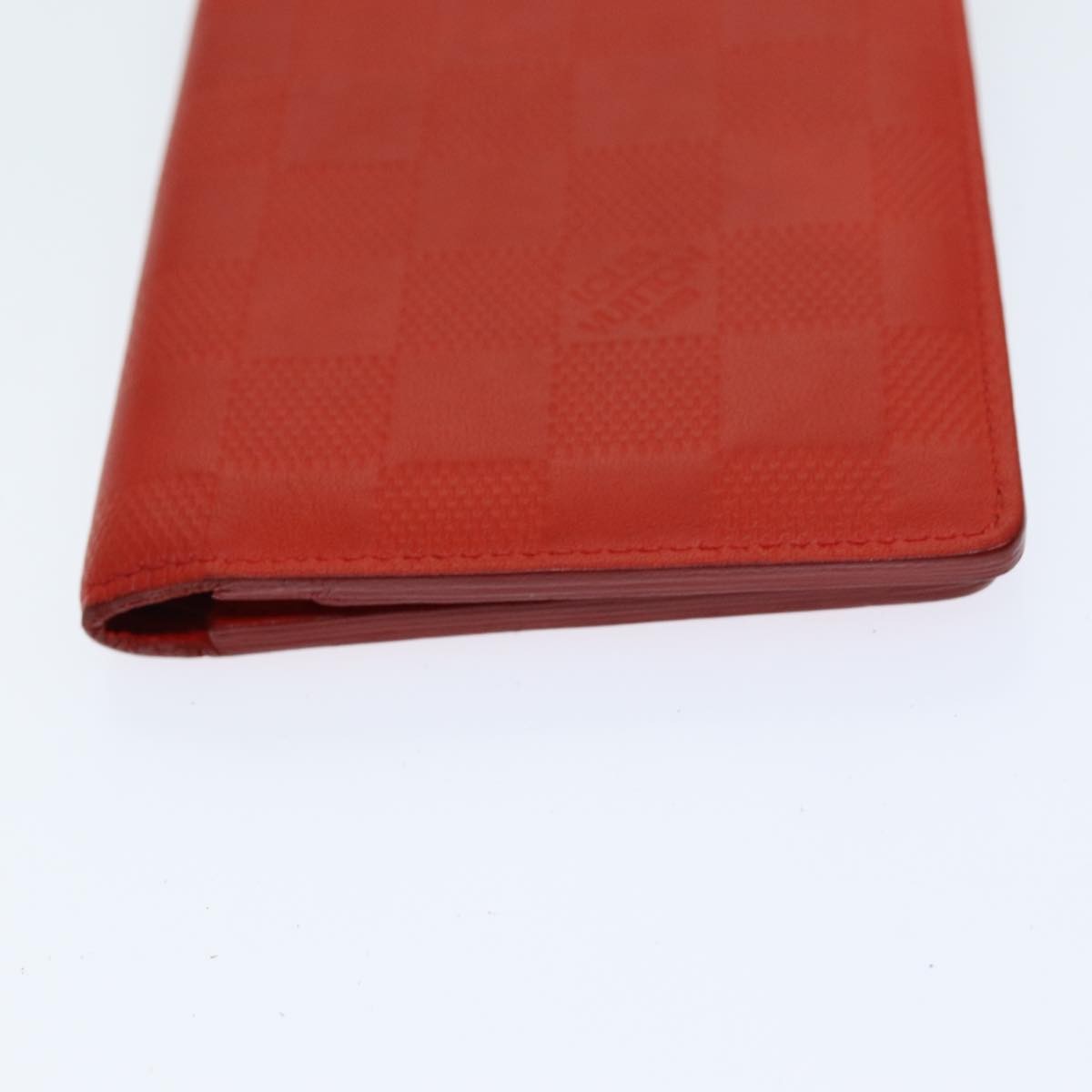 Louis Vuitton Infini Organiser Leather, Red, Leather, Wallet
