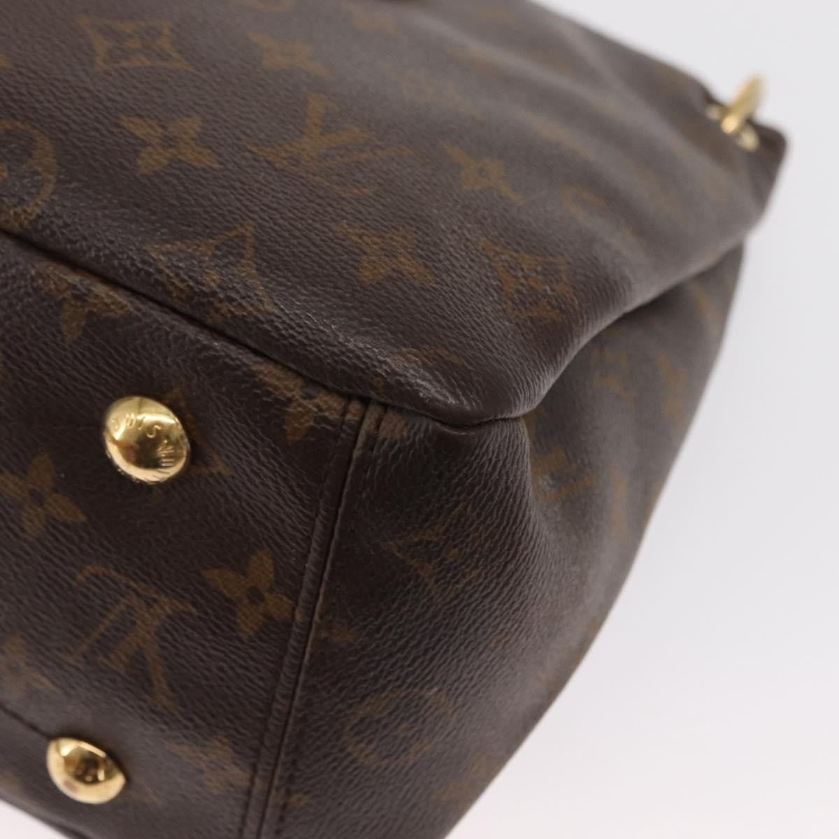 Louis Vuitton Pallas Tote Monogram Canvas with Leather, BROWN, CANVAS, Tote bag