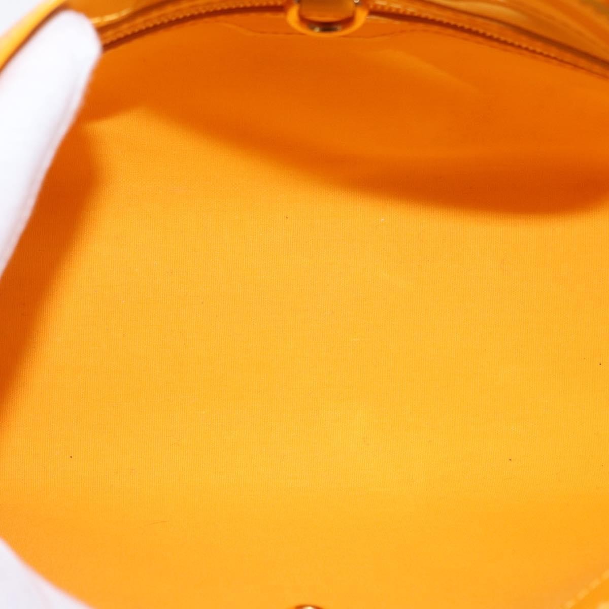 Louis Vuitton Wilshire Handbag Monogram Vernis, YELLOW, PATENT_LEATHER, Handbag