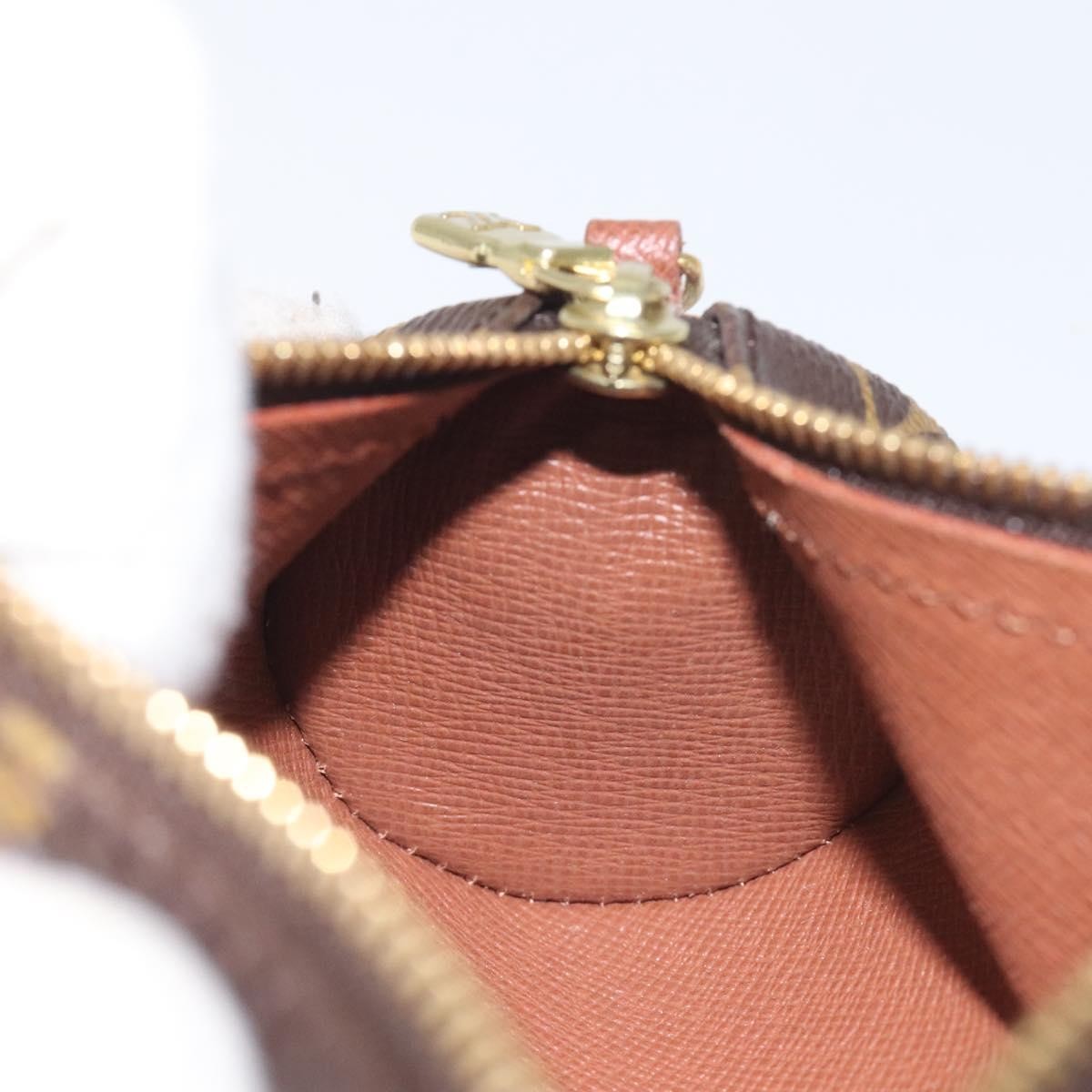 Louis Vuitton Papillon Pochette Monogram Canvas, BROWN, CANVAS, Handbag