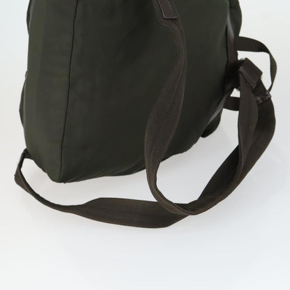 Prada Double Front Pocket Backpack Tessuto, KHAKI, NYLON, Backpack