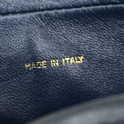 Chanel Vintage Camera Tassel Bag Quilted Leather, NAVY, LEATHER, Shoulder bag