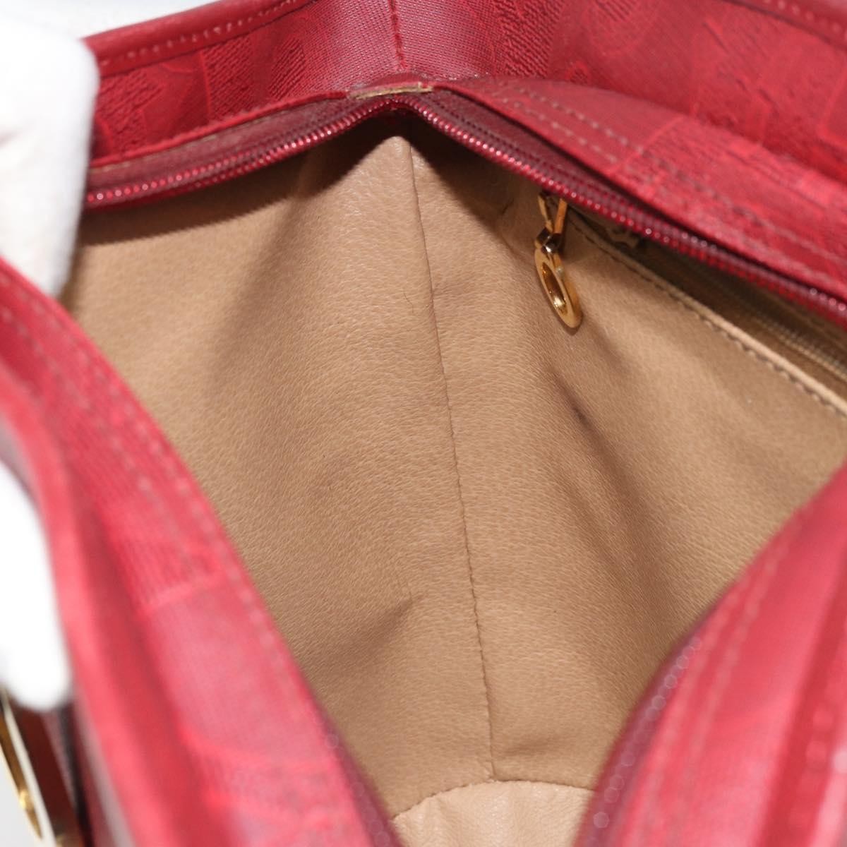 Christian Dior Trotter shoulder bag Canvas, RED, PVC, Shoulder bag
