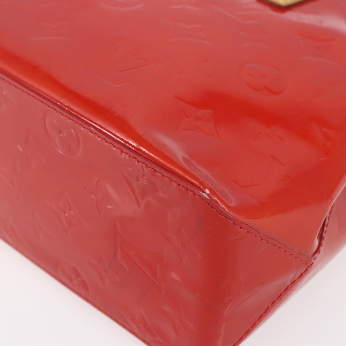 Louis Vuitton Reade Handbag Monogram Vernis, RED, PATENT_LEATHER, Handbag