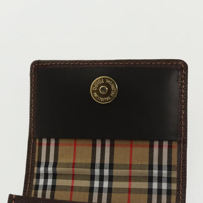 Burberry Vintage Pouch Leather, BROWN, LEATHER, Clutche & pouche