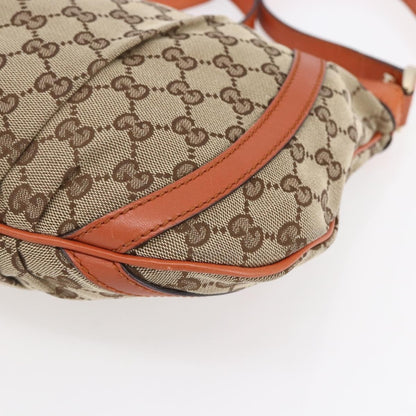 Gucci D Ring Messenger Bag GG Canvas, BEIGE, CANVAS, Shoulder bag