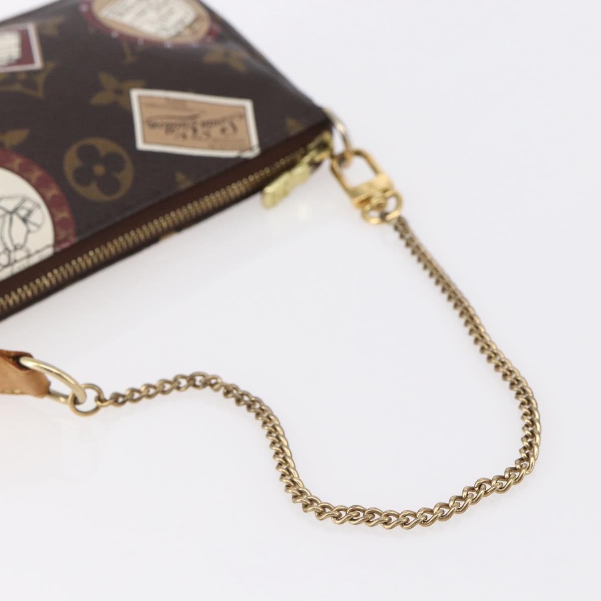 Louis Vuitton Pochette Accessoires Limited Edition Monogram Canvas, BROWN, CANVAS, Clutche & pouche