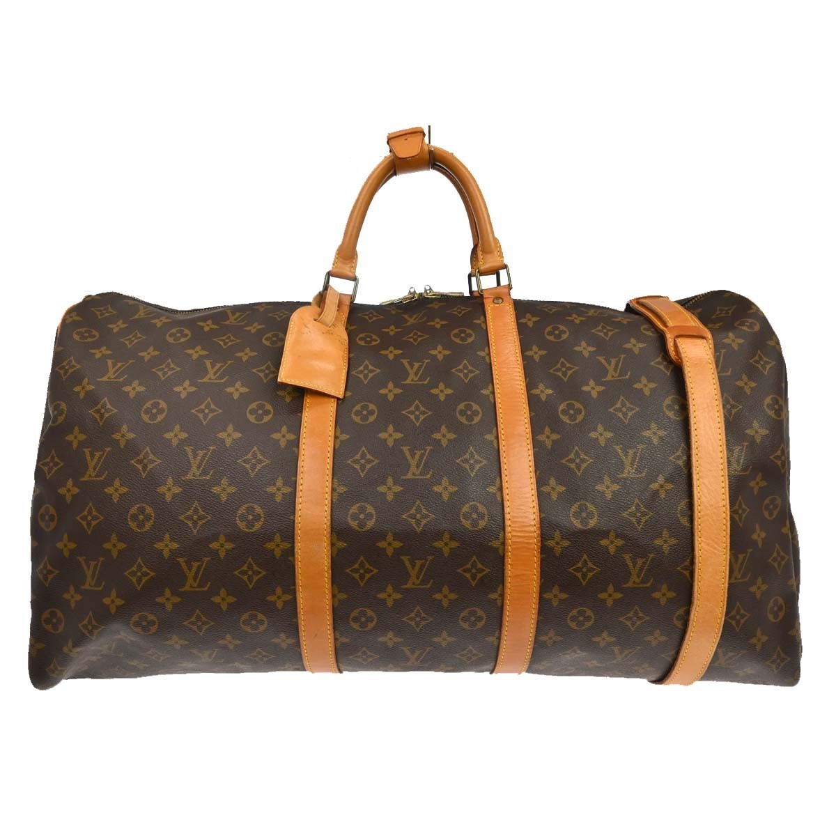 Louis Vuitton Keepall Bandouliere Bag Monogram Canvas, Brown, Canvas, Travel Bag