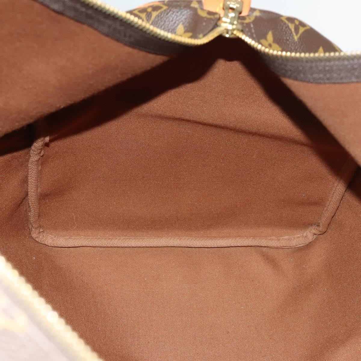 Louis Vuitton Keepall Bag Monogram Canvas, BROWN, CANVAS, Travel bag