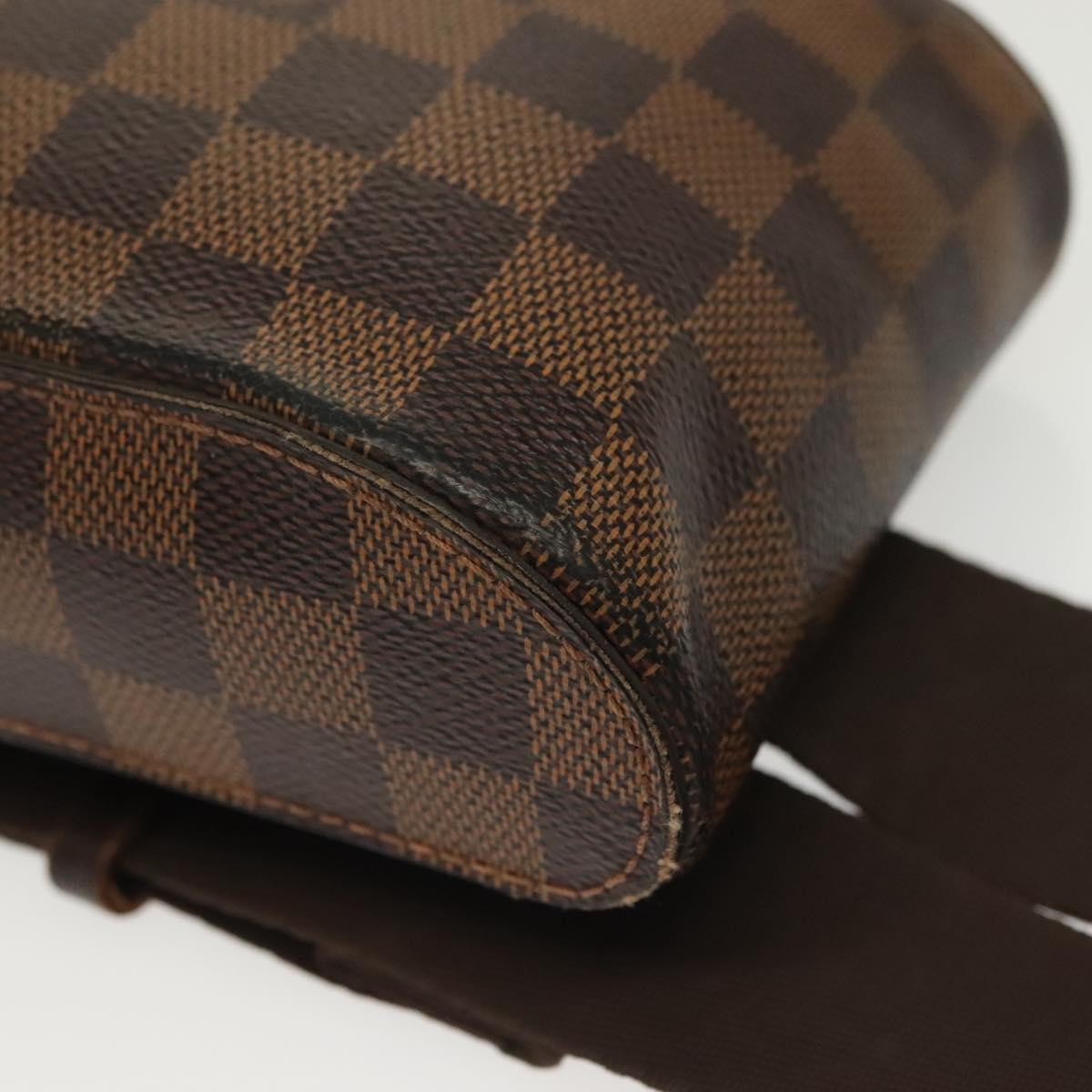 Louis Vuitton Geronimos Waist Bag Damier, BROWN, CANVAS, Shoulder bag
