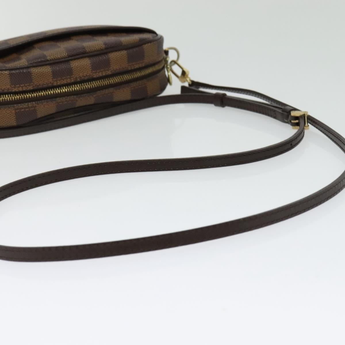 Louis Vuitton Ipanema Pochette Damier, BROWN, CANVAS, Clutche & pouche